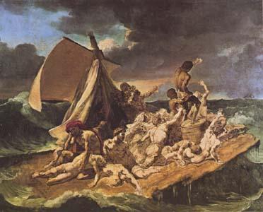 Theodore   Gericault The Raft of the Medusa (sketch) (mk09) oil painting image